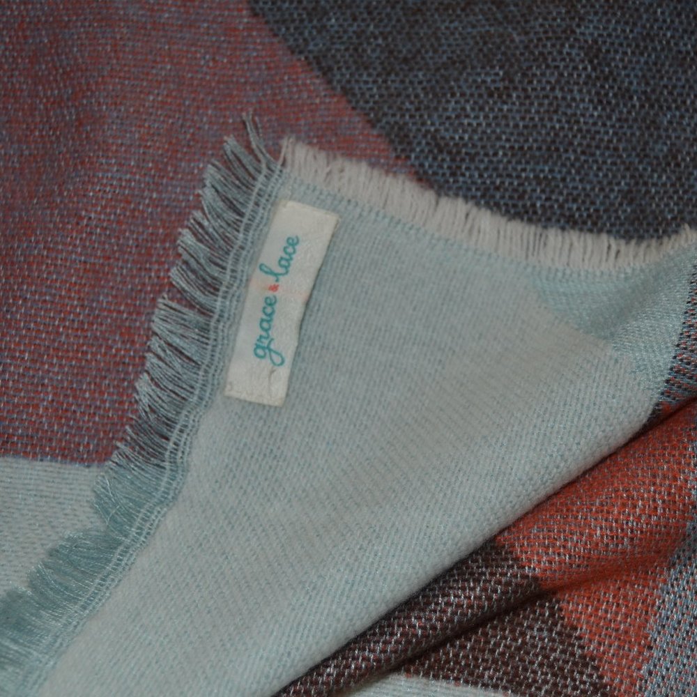 Grace & Lace Extra Large Scarf / Wrap Fall Colors